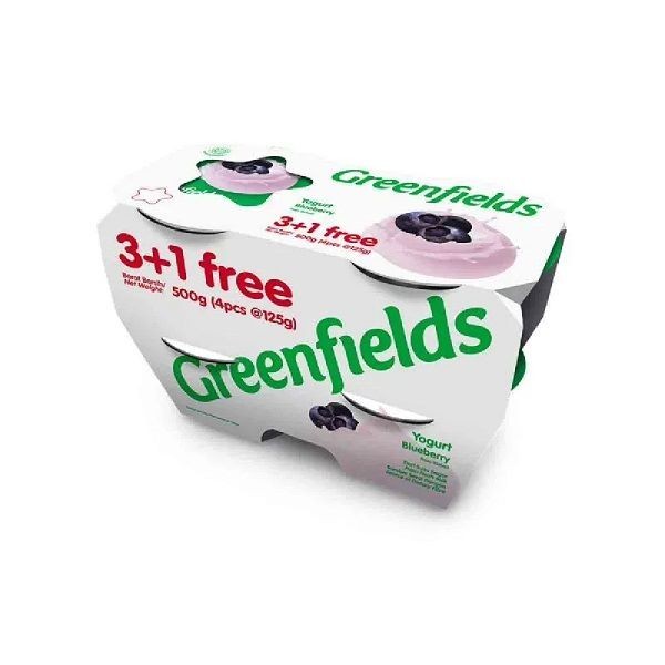 

GREENFIELDS YOGURT BLUEBERRY 4X125G