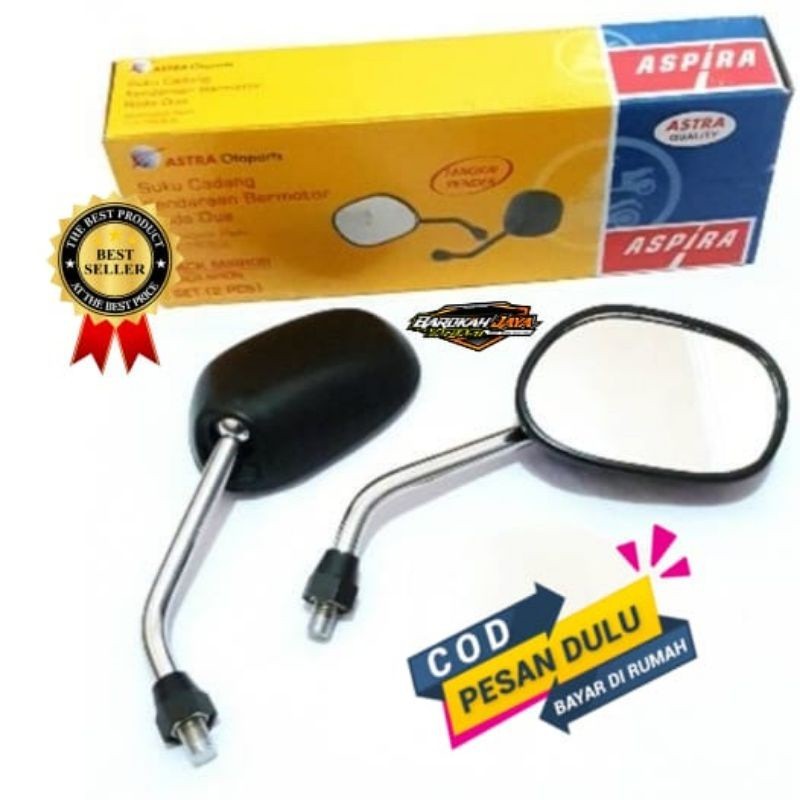 spion ASPIRA | HONDA | universal semua motor honda | tangkai krom aspira