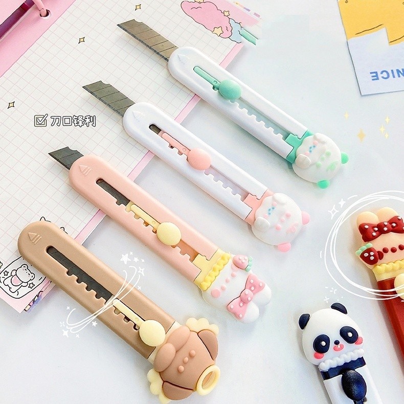 

Weibo Pisau Mini Cutter Fancy Motif Karakter Lucu / Silet Kecil / Cutter Lucu Pisau Pemotong Kertas Desain Lucu Piso Cuter Kecil Cat Paw Bear Small Paper Cutter