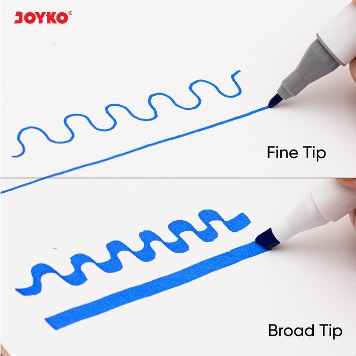 

Joyko Art Marker DUAL TIP Sketch / Spidol Warna Warni Joyko ARMK-66 - 30 Warna