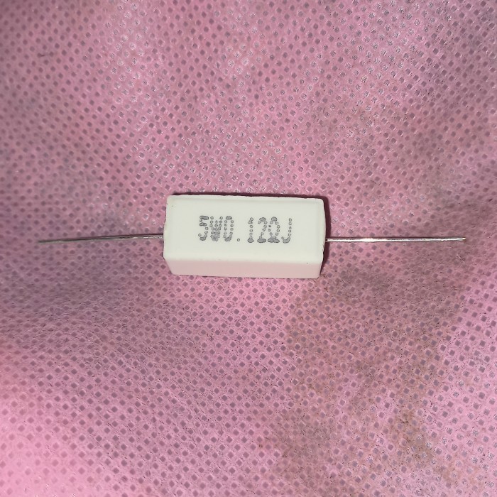 

R kapur 0.12ohm 0,12ohm 0R12 0.12R ohm 5w 5watt 5 watt Resistor final A Fajar elektro 2