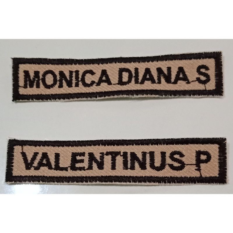 Bordir Bordir bet nama bordir seragam sekolah SPBU seragam kerja  satpambisa pesan satuan bordir bor