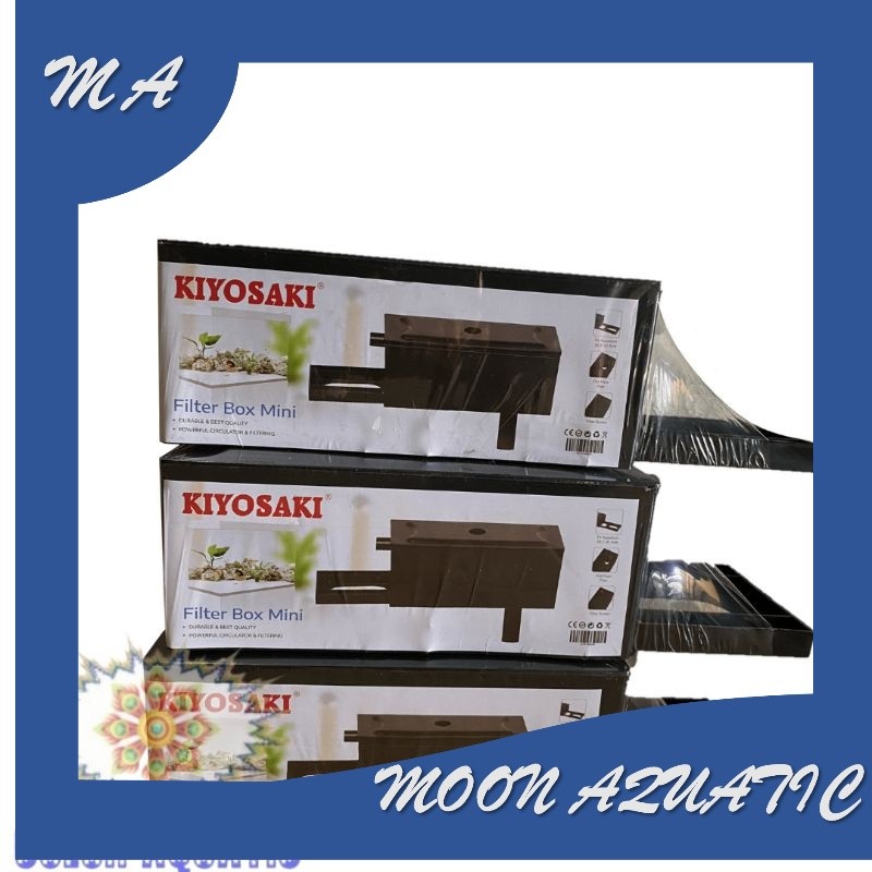 Box kosong mini kecil aquarium kiyosaki top filter box