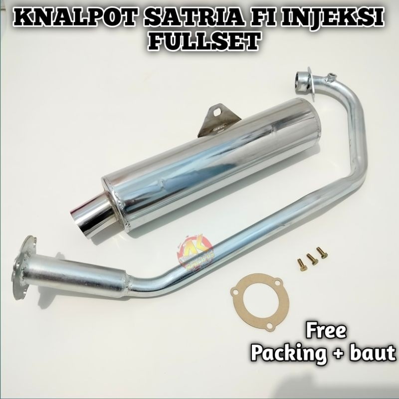 Knalpot Standar Satria FI injeksi Knalpot Standar Satria New Facelift Model CKD FU Suara Standar Sat