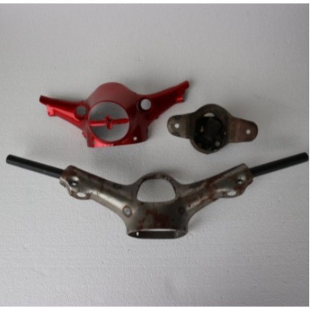 PAKET HEMAT STANG KEPALA HONDA C70 BAHAN TEBAL PRESISI STANDAR ORI pnp GRAND