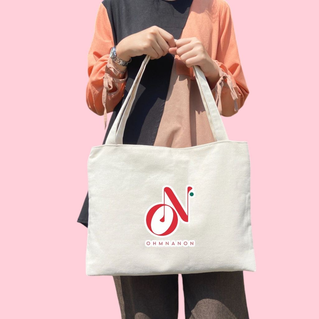 Pinkstone Totebag Landscape Kanvas RAIKANTOPENI THAILAND SERIES tas wanita