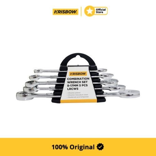 Krisbow Set 5 Pcs Kunci Ring Pas 8-17mm Lrcw5