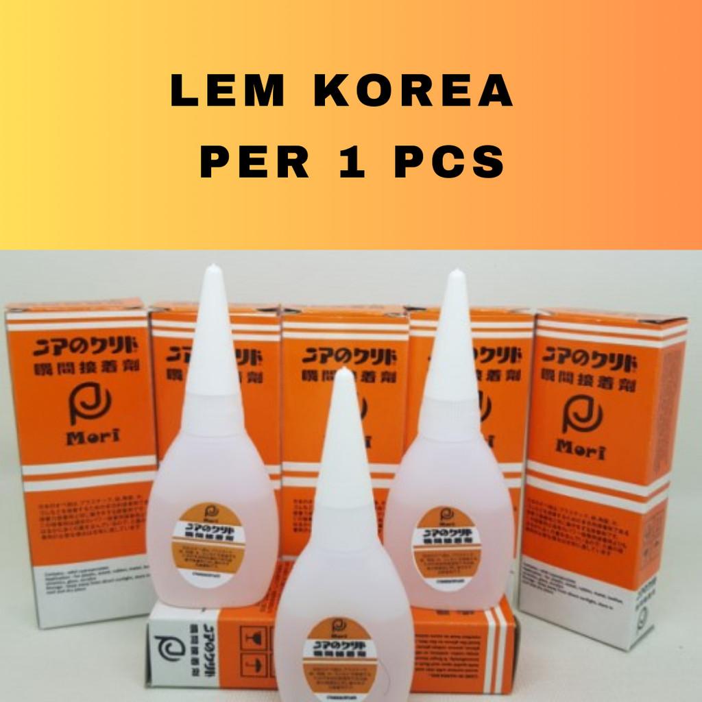 

Lem Korea MR super glue lem setan per 1 Pcs