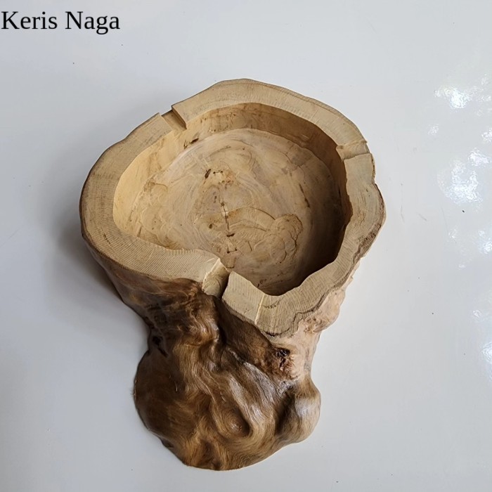 Asbak bulat bahan kayu kopi LS2