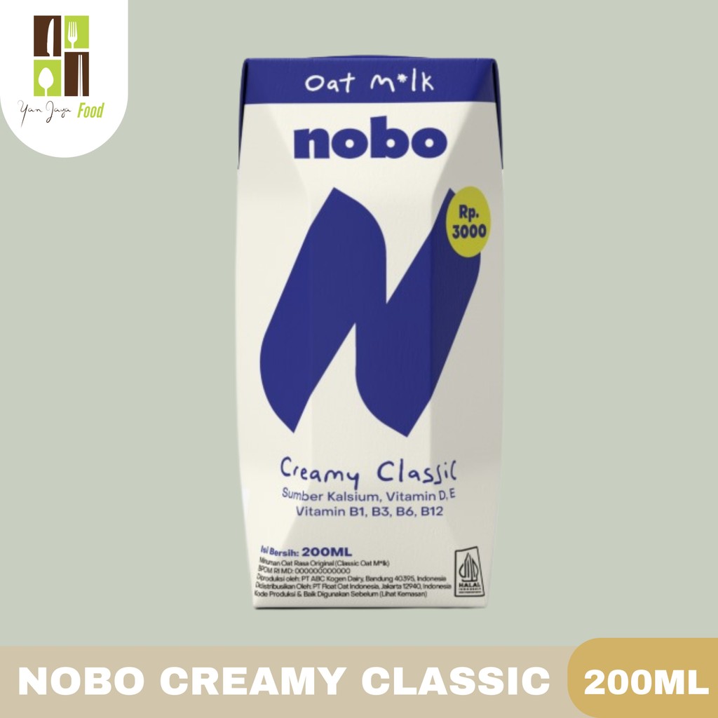 

Oatside Nobo Creamy Classic / Oat Milk / Oat Drink / Minuman Bergizi Kemasan 200ml 1pcs