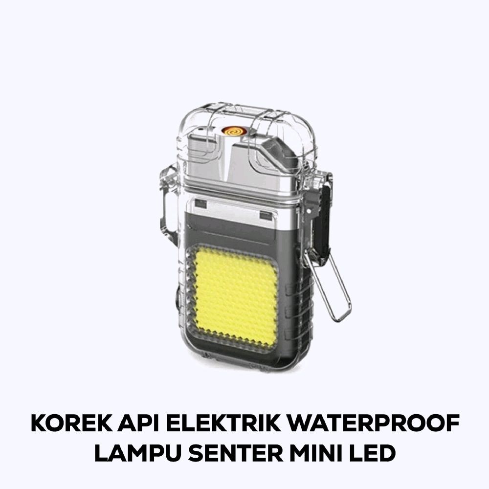 Korek Api Elektrik Waterproof Lampu Senter mini LED / Senter Korek Flashlight Solusi Mendaki