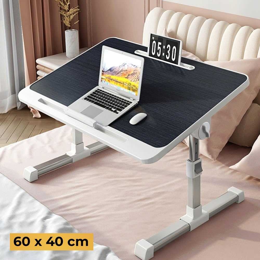 Meja Lipat Laptop Meja Belajar Atas Kasur Foldable Bed Table Adjustable / Meja Laptop Lipat Belajar 
