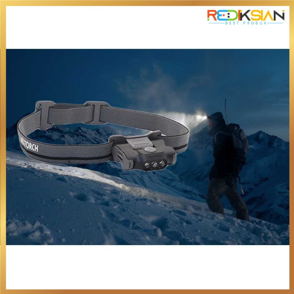 NEXTORCH Headlamp Senter Kepala LED Nichia 48 Lumens - ECO STAR