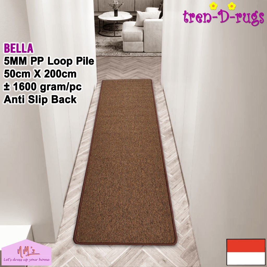 FR54E Tren-D-Rugs Keset kaki alas lantai dapur lorong runner panjang kitchen mat koridor anti slip 5
