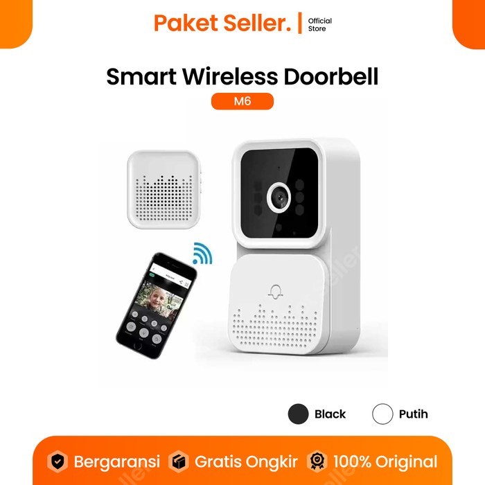 

Smart Doorbell Wireless Kamera Wifi - Bel Pintu Wifi HD dengan Kontrol Ponsel Ulook