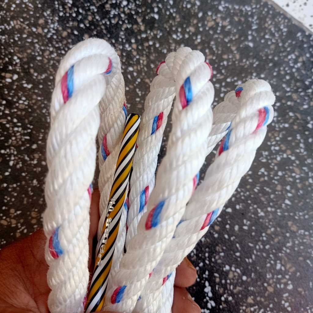 

[10Meter] Tali Tambang PPD Putih Ukuran 12mm 14mm 16mm Harga Per 10 Meter Cocok Ikat barang di Kendaraan