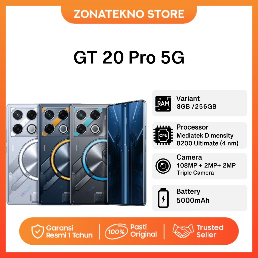 Handphone Infinix GT 20 Pro 5G NFC