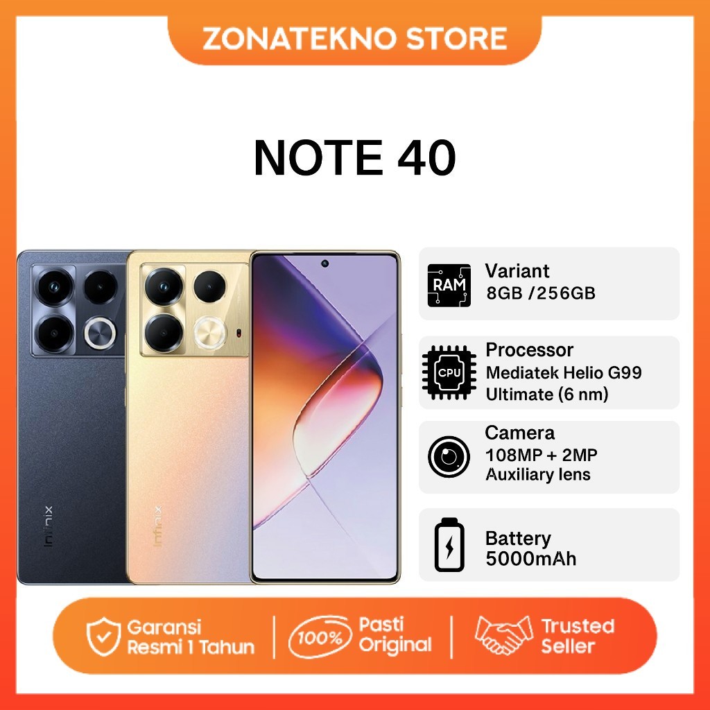 Handphone Infinix NOTE 40 4G NFC