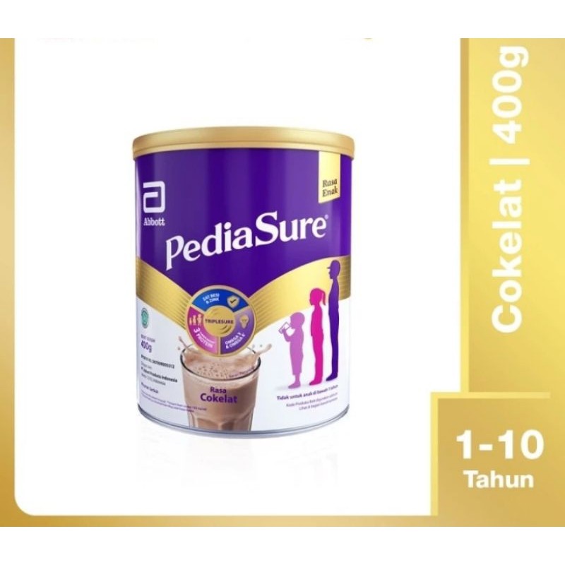 

PEDIASURE COKLAT 400gram usia 1-10tahun