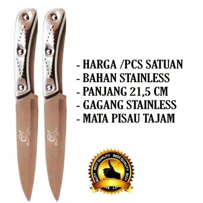 BEST PROMO PISAU QJ STAINLESS STEEL - pisau qj - Berkualitas