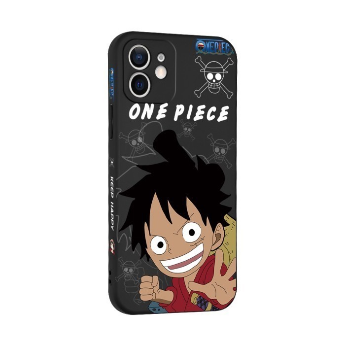 Soft Case REDMi Note 7 OnePiece Luffy SQUARE Silicone Casing Free Tali