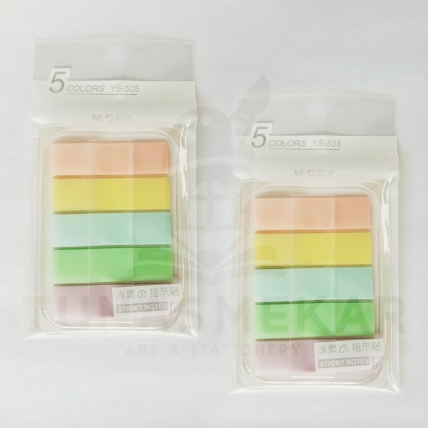 

M&G Sticky Flags 20 sheets Pastel color / M&G Index Bookmark / Bendera Penanda YS-505