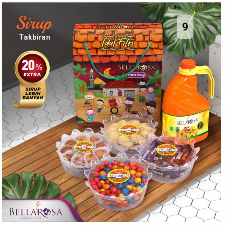 Dreamland  9  Paket Bellarosa Paket Sirup Unta Takbiran  Paket Kue Lebaran  Hampers Idulfitri
