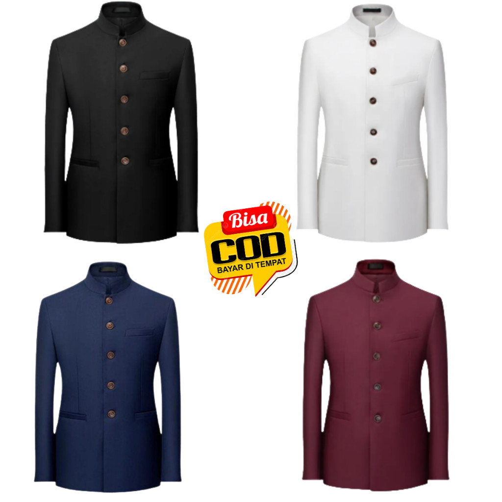 JASKO POLOS JASCO MANDARIN  JAS KOKO PRIA JASCO BAHAN HIGHTWIST TEBAL FULL FURING