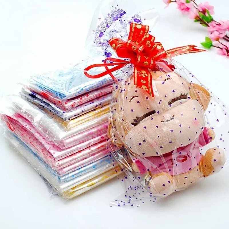 

(HASANS FLORIST)[100 Lembar] Kertas Kado / Kertas Pembungkus Kado Transparan / Wrapping Paper Transparent / Kado Kantong 28x40Cm