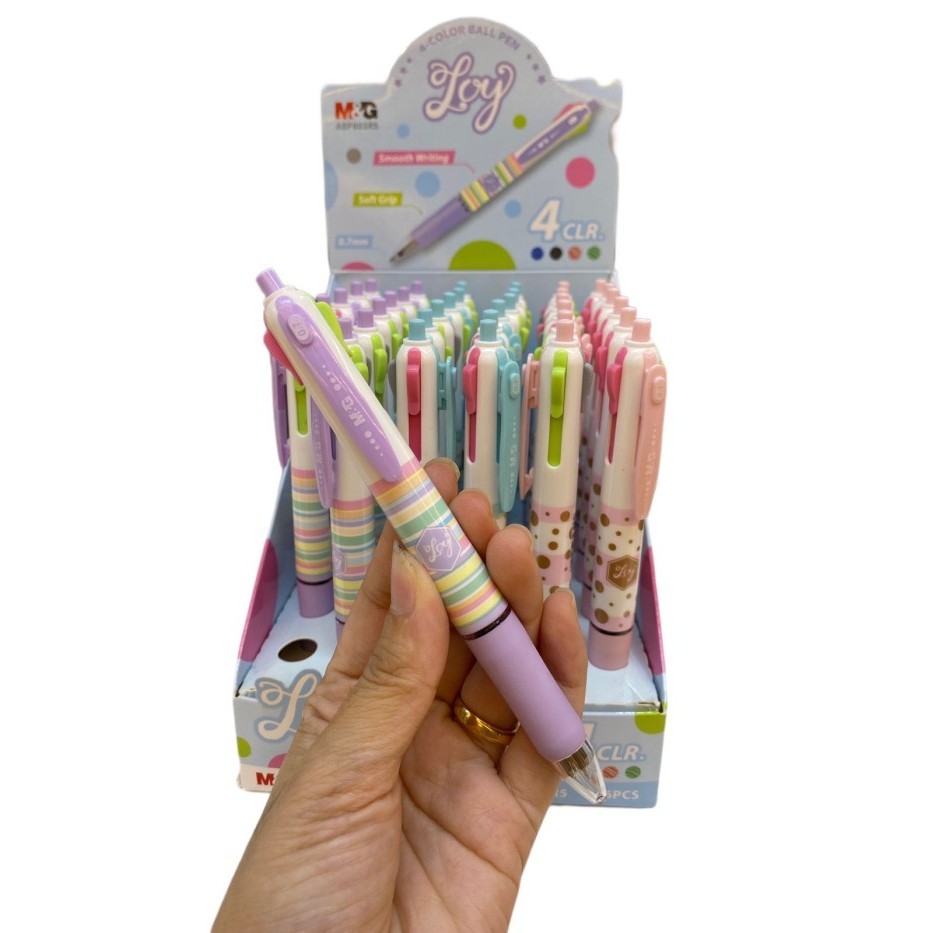 

M&G Ballpoint 4in1 Colors JOY / M&G Pen 4 Warna M&G JOY 0.7mm ABP803R5
