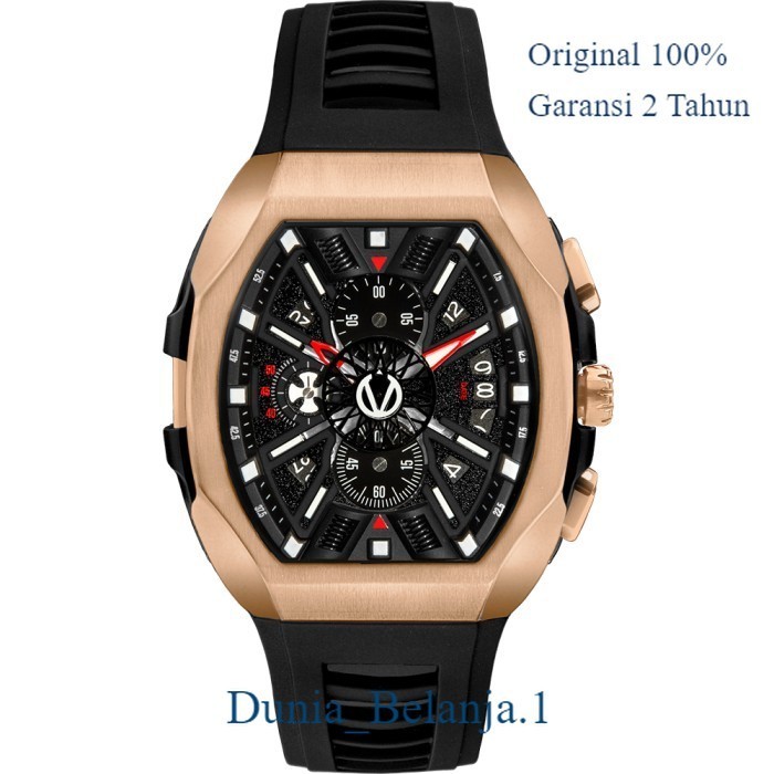Original 100% Jam Tangan  Pria Christ Verra CV 12080G-35 BLK Garansi Resmi 2 Tahun