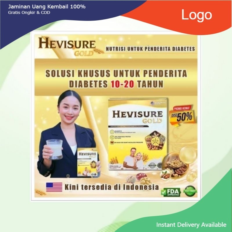 

HEVISURE GOLD MILK SUSU OBAT DIABETES KENCING MANIS KADAR GULA RENDAH | Terlaris - Termurah - Terbaru - Gratis Ongkir XTRA