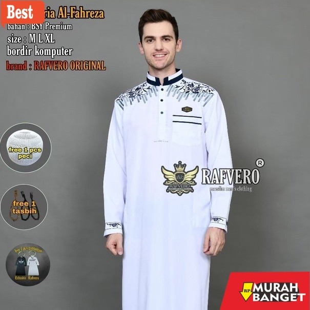Baju timur tengah pria- "JUBAH PRIA DEWASA TERBARU 2021 / jubah putih / jubah putih jumbo / jubah an