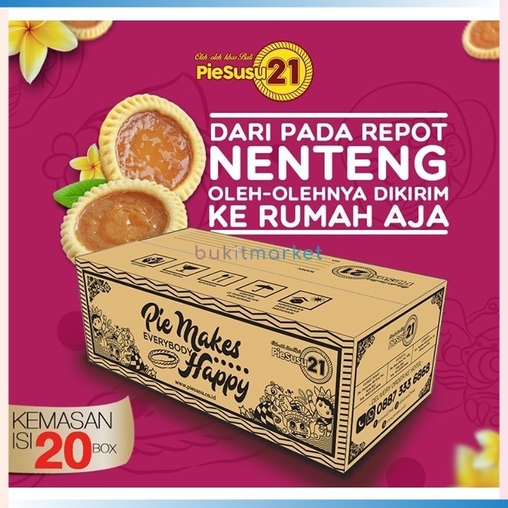 

Pie Susu21 Beli 1 Kardus Lebih Hemat - Dus isi 20 box (@9pcs)
