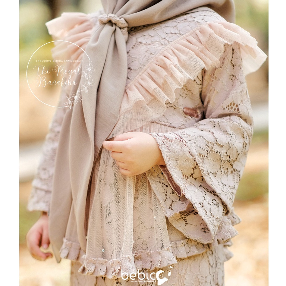 BEBICA. The Royal Banafsha Dress / Gamis Tanpa Hijab.