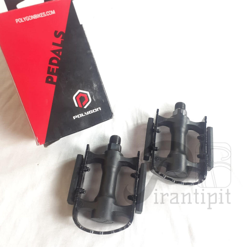 PEDAL POLYGON ALLOY PEDALS SEPEDA MTB LIPAT SELI FEDERAL MINION MINITREX BALAP FIXIE HITAM REFLEKTOR