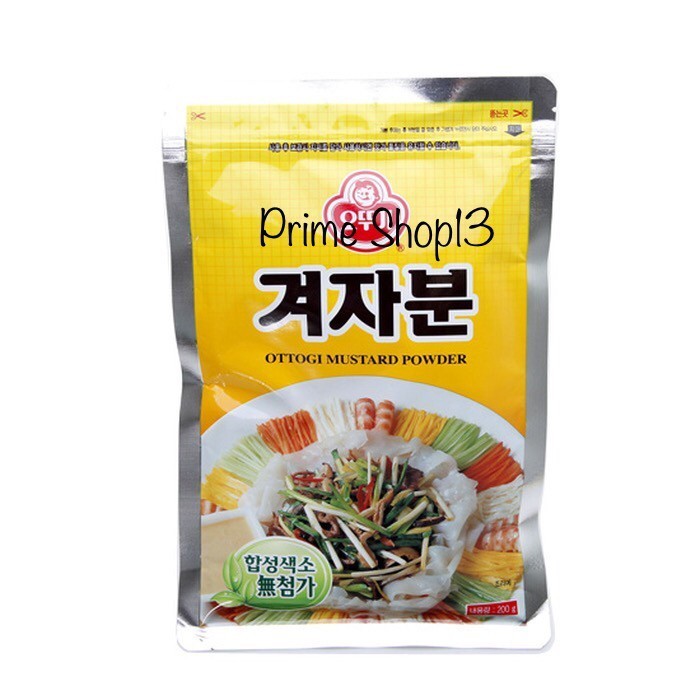 

Ottogi Mustard Powder Yellow Sauce 200gr - bumbu mustard korea spicy