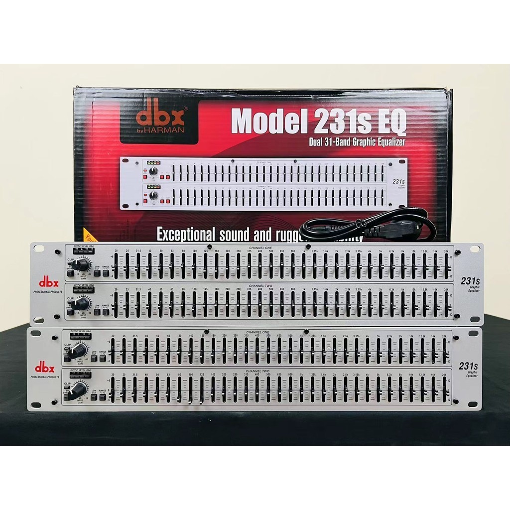 EQUALIZER DBX 231S/ DBX 231S  ( 2x 31 band )/ DBX 231s/DBX 231s