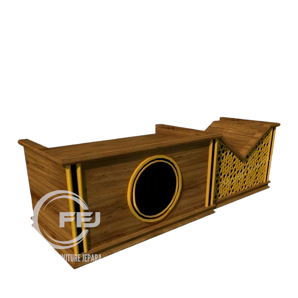 Meja Majlis 130 cm - Meja Majelis - Meja Ngaji - Mimbar Duduk