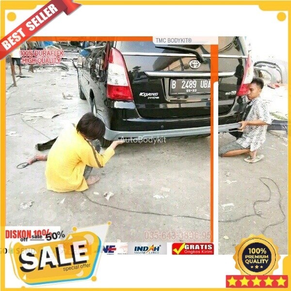 Aksesoris Bemper Mobil bodykit innova luxury belakang saja
