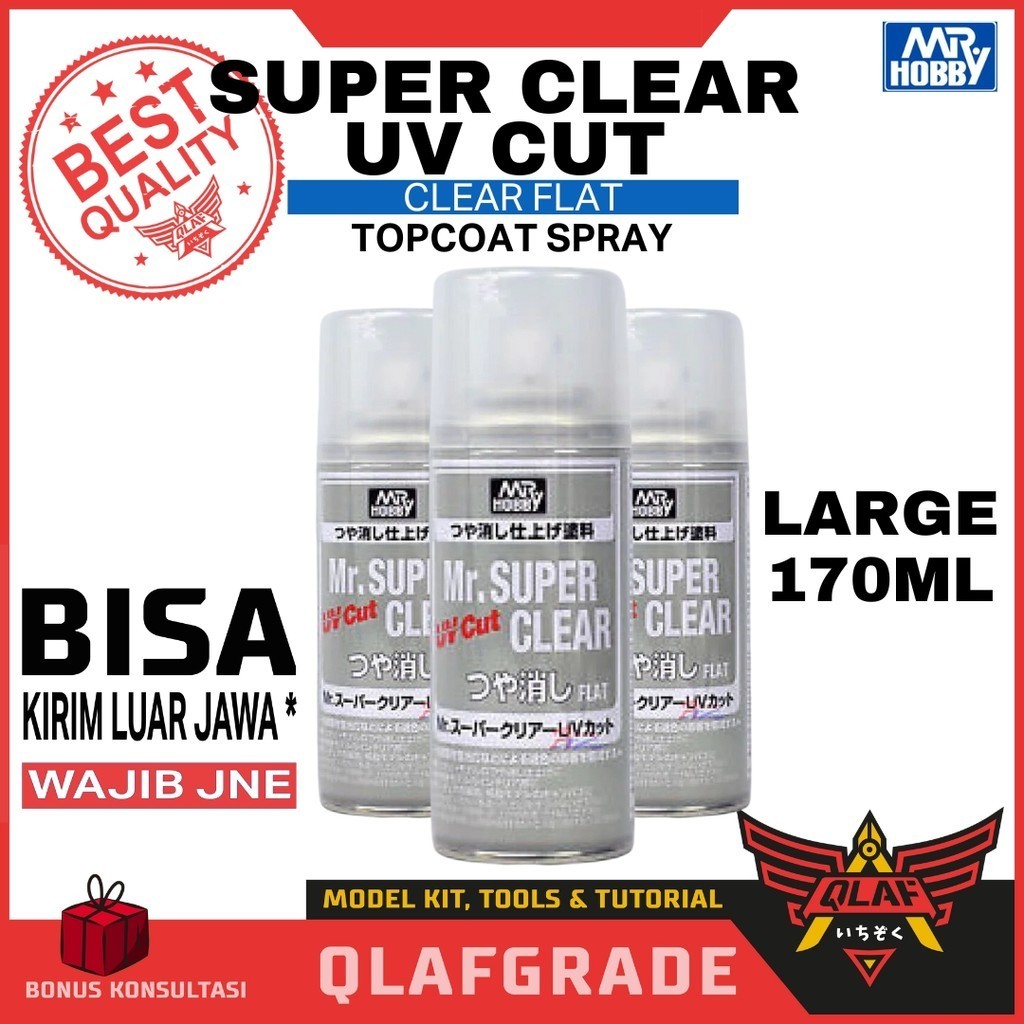 TOP COAT - MR SUPER CLEAR UV CUT FLAT / MATTE / DOFF