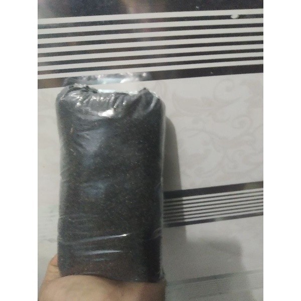 Pasir silika hitam 1kg / pasir silika hitam / pasir moza / pasir silika hitam halus / silika hitam h