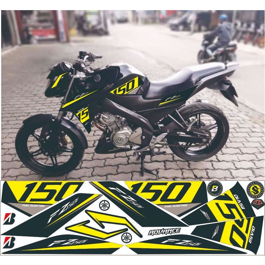 STICKER TERLARIS STRIPING VARIASI VIXION NEW FZ 150I / STRIPING LIST YAMAHA VIXION NEW NVA POLET 150