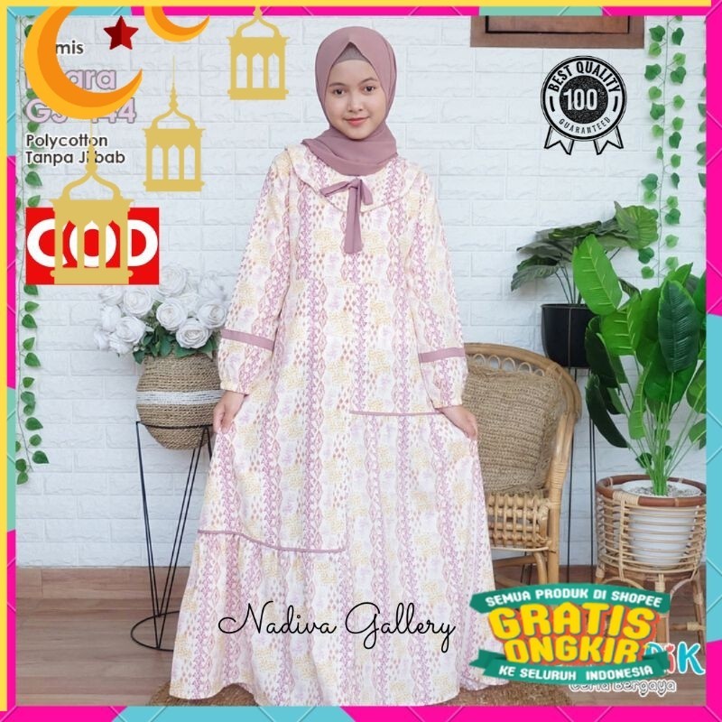 PROMO SALE Cutetrik gamis anak perempuan tanggung remaja terbaru 2022 2023 halla kimira yenia gamis 