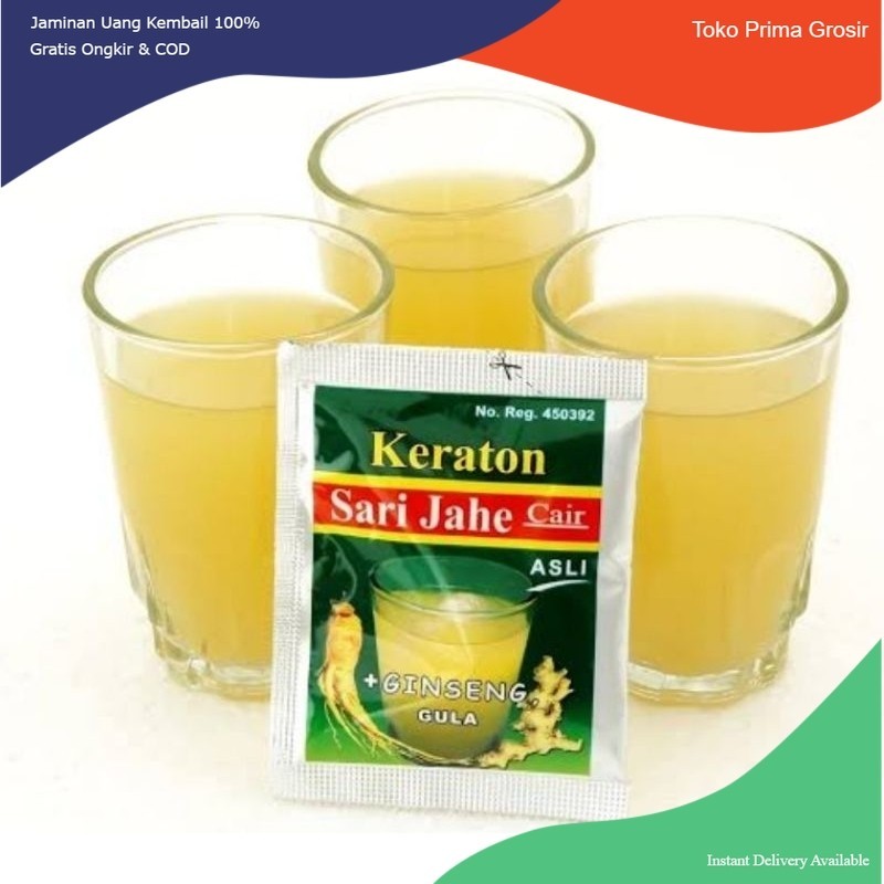 

Minuman Sari Jahe Keraton, 1 Pack 12 Bks