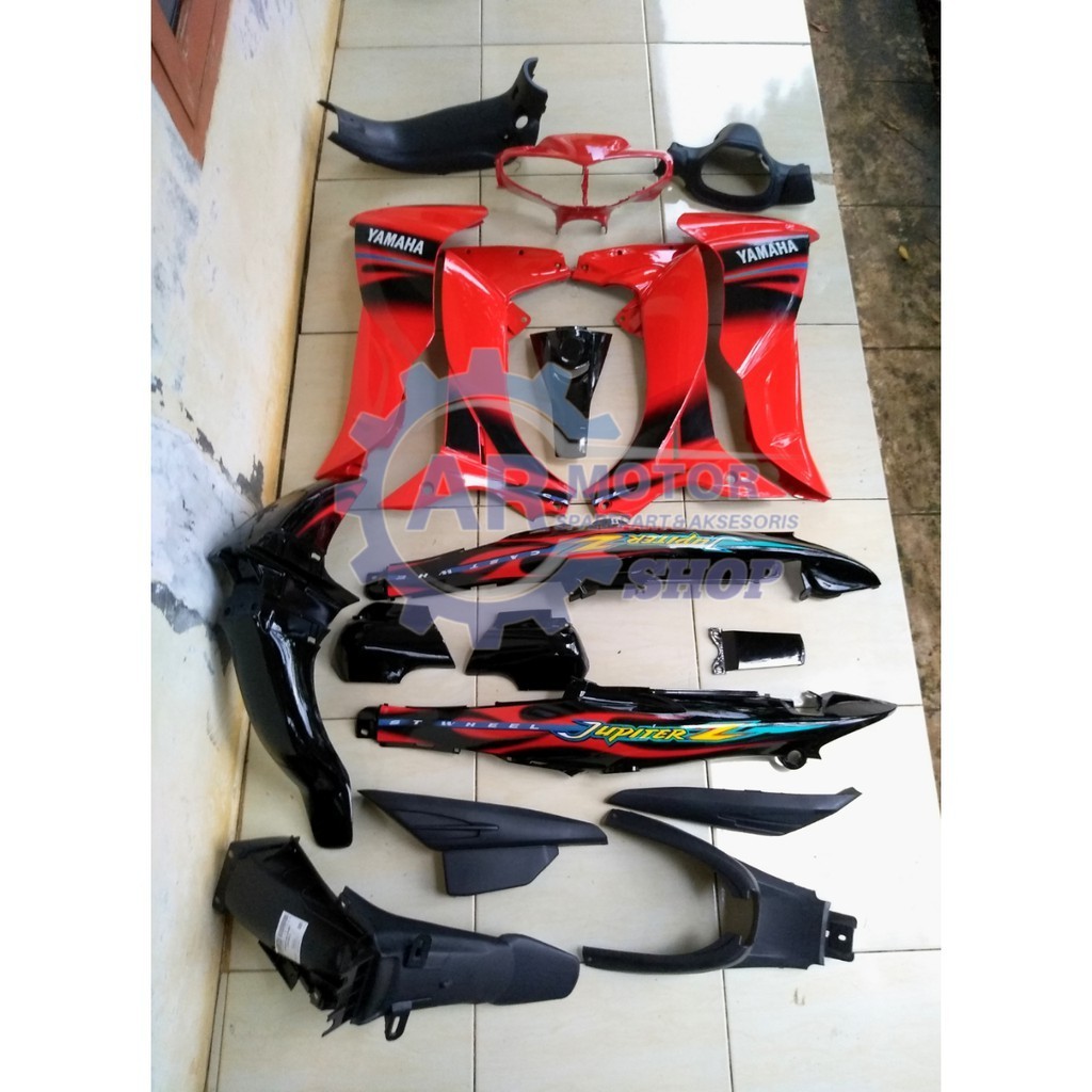 FULL BODY HALUS KASAR JUPITER Z LAMA MERAH HITAM PLUS STIKER