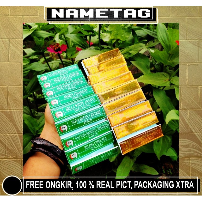 

Name Tag Nama Dada Akrilik Magnet Peniti