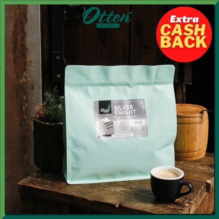 

[Coffee New] Silver Knight - Kopi House Blend 1 Kg - Biji Bubuk Otten - Wholebean