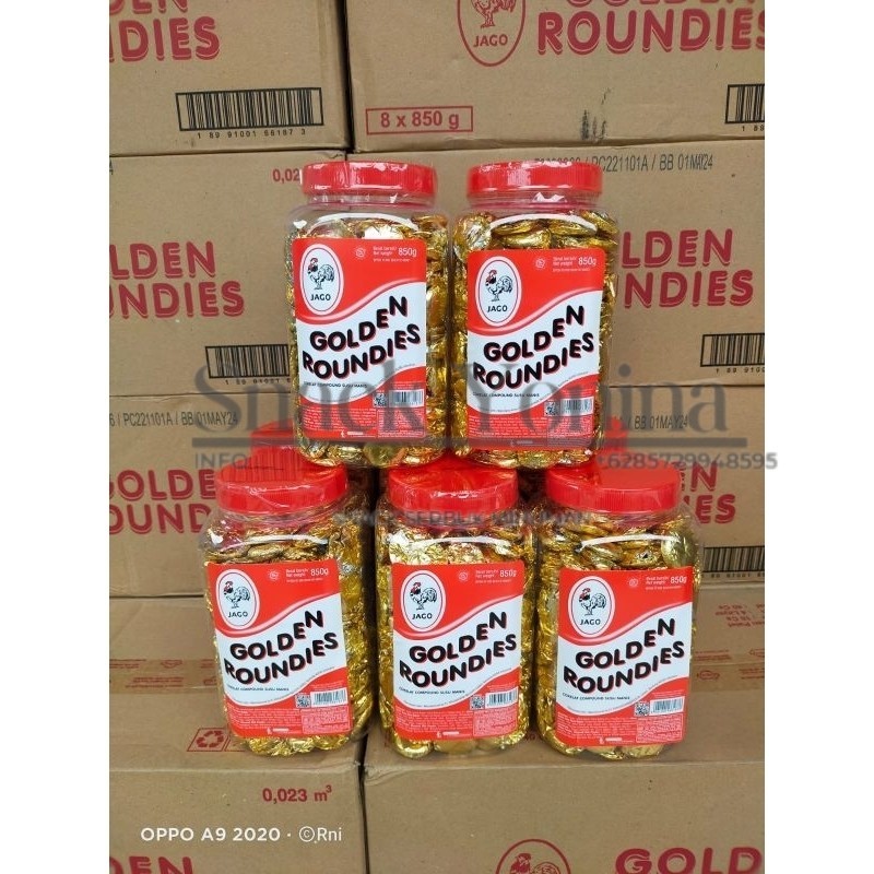 

Coklat Jago Golden Roundies Koin 850 grGratis Ongkir & COD