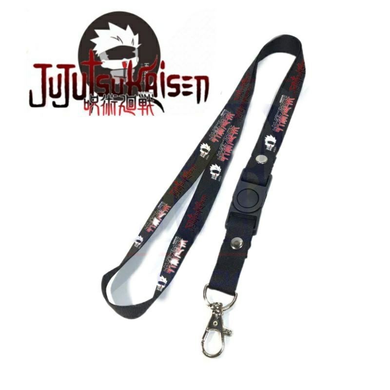 

lanyard JUJUTSU KAISEN / tali lanyard gantungan leher name tag id card / pods / brand lokal